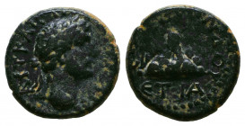CAPPADOCIA, Caesaraea-Eusebia. Hadrian. AD 117-138. Æ 
Reference:
Condition: Very Fine



Weight: 3,1 gr
Diameter: 14,4 mm
