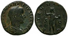 GORDIAN III. 238-244 AD. Æ Sestertius 
Reference:
Condition: Very Fine



Weight: 15,4 gr
Diameter: 28,4 mm