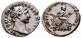 Trajan (AD 98-117). AR Denarius
Reference: 
Condition: Very Fine



Weight: 3,5 gr
Diameter: 18,9 mm