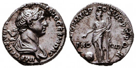Trajan (AD 98-117). AR Denarius
Reference: 
Condition: Very Fine



Weight: 3,7 gr
Diameter: 17,4 mm