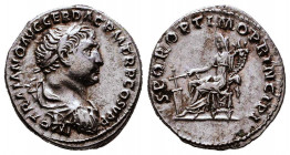 Trajan (AD 98-117). AR Denarius
Reference: 
Condition: Very Fine



Weight: 3,2 gr
Diameter: 18,6 mm