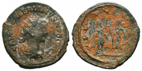 VALERIAN II, son of Gallienus, 253-255 AD. AR Antoninianus
Reference:
Condition: Very Fine



Weight: 3,8 gr
Diameter: 22 mm