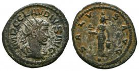 CLAUDIUS II GOTHICUS (268-270). Antoninianus. 
Reference:
Condition: Very Fine



Weight: 3,7 gr
Diameter: 21,3 mm