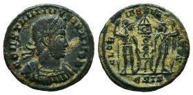 Constantine II. As Caesar, A.D. 317-337. Æ follis 
Reference:
Condition: Very Fine



Weight: 2,1 gr
Diameter: 16,7 mm