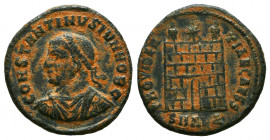 Constantine II. As Caesar, A.D. 317-337. Æ follis 
Reference:
Condition: Very Fine



Weight: 3 gr
Diameter:18,9 mm