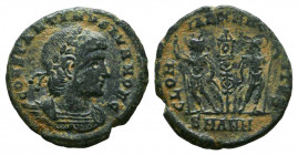 Constantine II. As Caesar, A.D. 317-337. Æ follis 
Reference:
Condition: Very Fine



Weight: 1,5 gr
Diameter: 15,5 mm