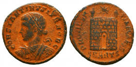 Constantine II. As Caesar, A.D. 317-337. Æ follis 
Reference:
Condition: Very Fine



Weight: 2,8 gr
Diameter: 19,1 mm