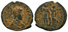 Honorius (393-423). Æ
Reference:
Condition: Very Fine



Weight: 2,2 gr
Diameter: 19,9 mm