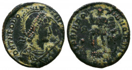 Theodosius I. A.D. 379-395. AE 
Reference:
Condition: Very Fine



Weight: 5,5 gr
Diameter: 21,4 mm