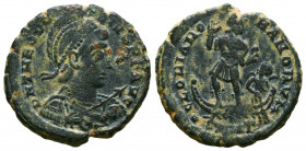 Theodosius I. A.D. 379-395. AE 
Reference:
Condition: Very Fine



Weight: 6,1 gr
Diameter: 23,6 mm