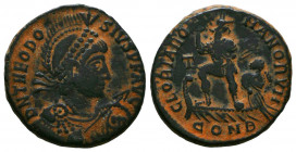 Theodosius I. A.D. 379-395. AE 
Reference:
Condition: Very Fine



Weight: 4,9 gr
Diameter: 21,5 mm