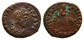 Arcadius (383-408). Æ
Reference:
Condition: Very Fine



Weight: 1,5 gr
Diameter: 12,5 mm