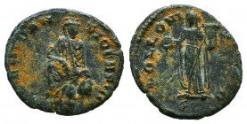 Anonymous Pagan Issues. Ca. A.D. 305-313. AE quarter follis 
Reference:
Condition: Very Fine



Weight: 1,2 gr
Diameter: 15,3 mm