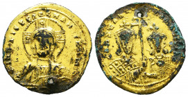 Constantine VII and colleagues, 913-959 AD. Histmenon nomisma AV.
Reference:
Condition: Very Fine



Weight: 3 gr
Diameter:22,3 mm