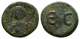 Rare Byzantine Coin, Ae
Reference:
Condition: Very Fine



Weight: 3,5 gr
Diameter: 15,8 mm