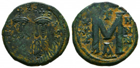 Leo III the "Isaurian", with Constantine V. AD 717-741. Constantinople
Follis Æ

Reference:
Condition: Very Fine




Weight: 6,4 gr
Diameter...