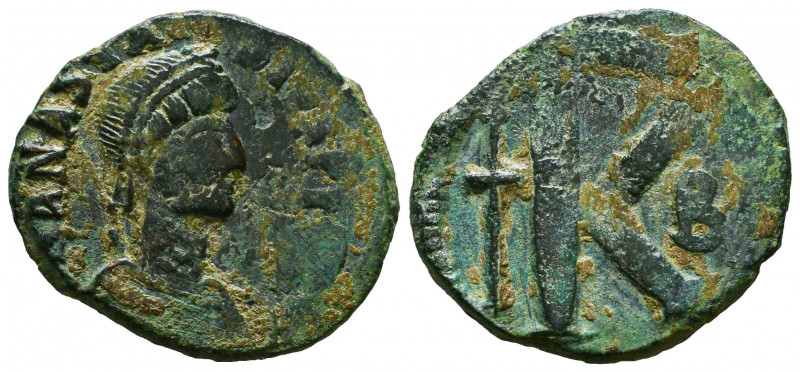 Anastasius I. AD 491-518. Æ Half Follis
Reference:
Condition: Very Fine


...