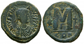 Justinian I (527-565), Follis, AE.
Reference:
Condition: Very Fine




Weight: 14,8 gr
Diameter: 31,6 mm