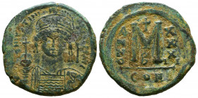Justinian I (527-565), Follis, AE.
Reference:
Condition: Very Fine




Weight: 16,3 gr
Diameter: 31,9 mm