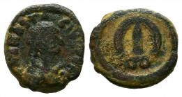 Anastasius I.-491-518 Ae. Nummi
Reference:
Condition: Very Fine



Weight: 1,8 gr
Diameter: 13,5 mm