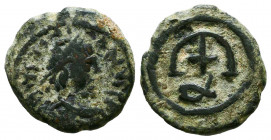 Justinian I (527-565), AE.
Reference:
Condition: Very Fine




Weight: 2,6 gr
Diameter: 17 mm