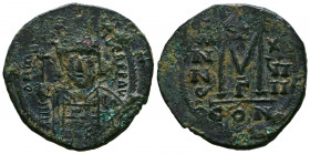 TIBERIUS II CONSTANTINE. 578-582 AD. Æ 

Reference:
Condition: Very Fine




Weight: 13 gr
Diameter: 32,6 mm