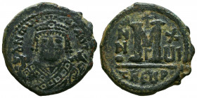 Maurice Tiberius. A.D. 582-602. AE follis. 

Reference:
Condition: Very Fine




Weight: 10,2 gr
Diameter: 28,1 mm