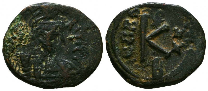 Maurice Tiberius. A.D. 582-602. AE follis. 

Reference:
Condition: Very Fine...