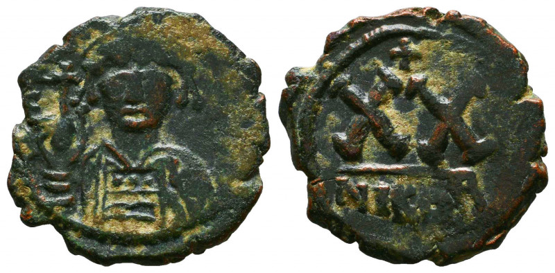 Maurice Tiberius. A.D. 582-602. AE follis. 

Reference:
Condition: Very Fine...