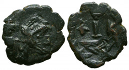 Byzantine Coins , Ae

Reference:
Condition: Very Fine




Weight: 3,4 gr
Diameter: 22 mm