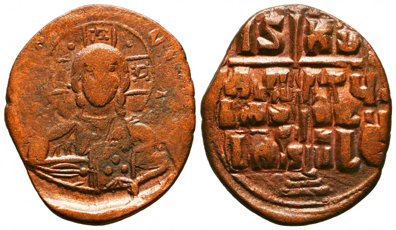 Byzantine Bust of Christ, Anonymous ca. 1028-1034. AE follis, 

Reference:
Co...