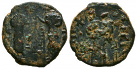 Arab Byzantine , Ae.

Reference:
Condition: Very Fine




Weight: 4,5 gr
Diameter: 22,5 mm