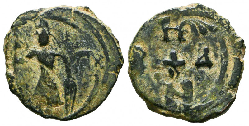 CRUSADERS, Edessa. Baldwin II. 1100-1118. Ae Follis 

Reference:
Condition: V...