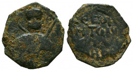 Crusades. Tancred (1104-1112 AD). AE Follis

Reference:
Condition: Very Fine




Weight: 2,9 gr
Diameter: 20,6 mm
