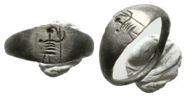 Wearable Byzantine Silver Ring, c. 7th-12th century AD.

Reference:
Condition: Very Fine




Weight: 1 gr
Diameter: 16,7 mm