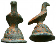 Ancient Roman bronze military / legionary eagle Statue, c. 1st-3rd century AD.
Reference:
Condition: Very Fine



Weight: 50,9 gr
Diameter: 46,...