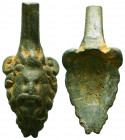 Ancient ROMAN BRONZE HANDLE c. 1st-3rd century AD.
Reference:
Condition: Very Fine



Weight: 39,8 gr
Diameter: 61,6 mm