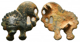 Ancient ROMAN Very Rare Lion Fibula c. 1st-3rd century AD.
Reference:
Condition: Very Fine



Weight: 15,7 gr
Diameter: 41 mm