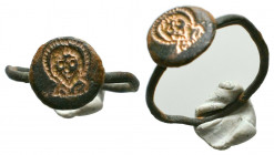Byzantine Seal Ring Bust of Emperor c. 7th-12th century AD.
Reference:
Condition: Very Fine



Weight: 9.4 gr
Diameter: 59 mm
