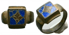 Ancient Roman Ring with Glass inlaid c. 1st - 4th-century AD.
Reference:
Condition: Very Fine



Weight: 
Diameter: