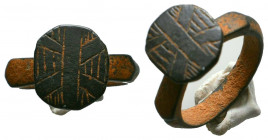 Byzantine Evel Eye Ring c. 7th-12th century AD.
Reference:
Condition: Very Fine



Weight: 
Diameter: