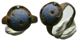 Roman bronze Ring with Stone inlaid on bezel. 1st. early 2nd century AD
Reference:
Condition: Very Fine



Weight: 
Diameter: