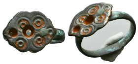 Byzantine Evel Eye Ring c. 7th-12th century AD.
Reference:
Condition: Very Fine



Weight: 
Diameter: