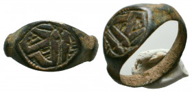 Byzantine Ring c. 7th-12th century AD.
Reference:
Condition: Very Fine



Weight: 
Diameter:
