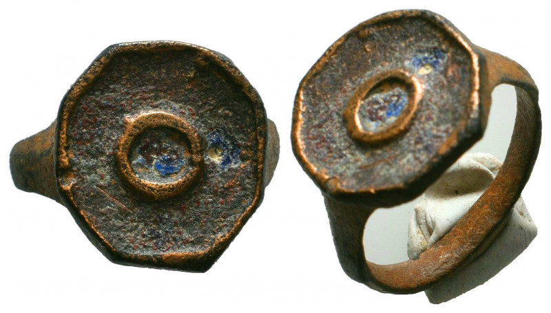 Byzantine Ring c. 7th-12th century AD.
Reference:
Condition: Very Fine



...
