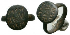 Byzantine Ring c. 7th-12th century AD.
Reference:
Condition: Very Fine



Weight: 
Diameter: