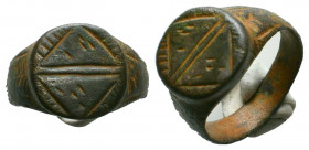 Byzantine Ring c. 7th-12th century AD.
Reference:
Condition: Very Fine



Weight: 
Diameter: