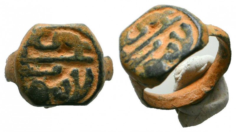 Byzantine Ring c. 7th-12th century AD.
Reference:
Condition: Very Fine



...