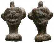 Bronze amulet of Pazuzu: The demon of the southwest wind known for bringing famine during dry seasons, and locusts during rainy seasons. Although Pazu...