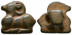 Ancient Bronze Ibex Fitting. 3rd-2nd millennium BC.
Reference:
Condition: Very Fine



Weight: 
Diameter: